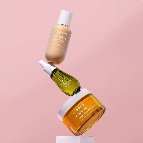 NIB ELEMIS Superfood AHA Glow Cleansing Butter with Pumpkin Acerola Cherry Mango - Picture 5 of 10